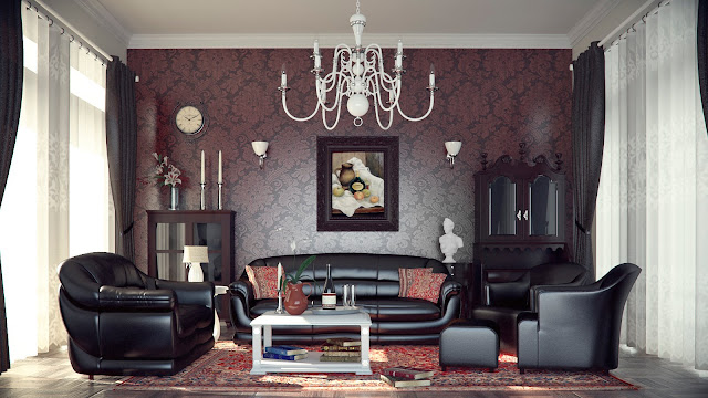 Retro style living room design-3