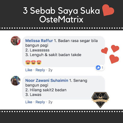 Testimoni Ostematrix Shaklee