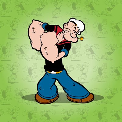 popeye wallpaper. Popeye the Sailorman posing in