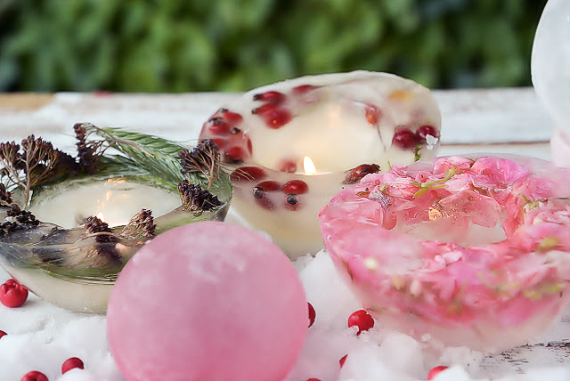 Eislicht für den Garten oder den Balkon selber machen