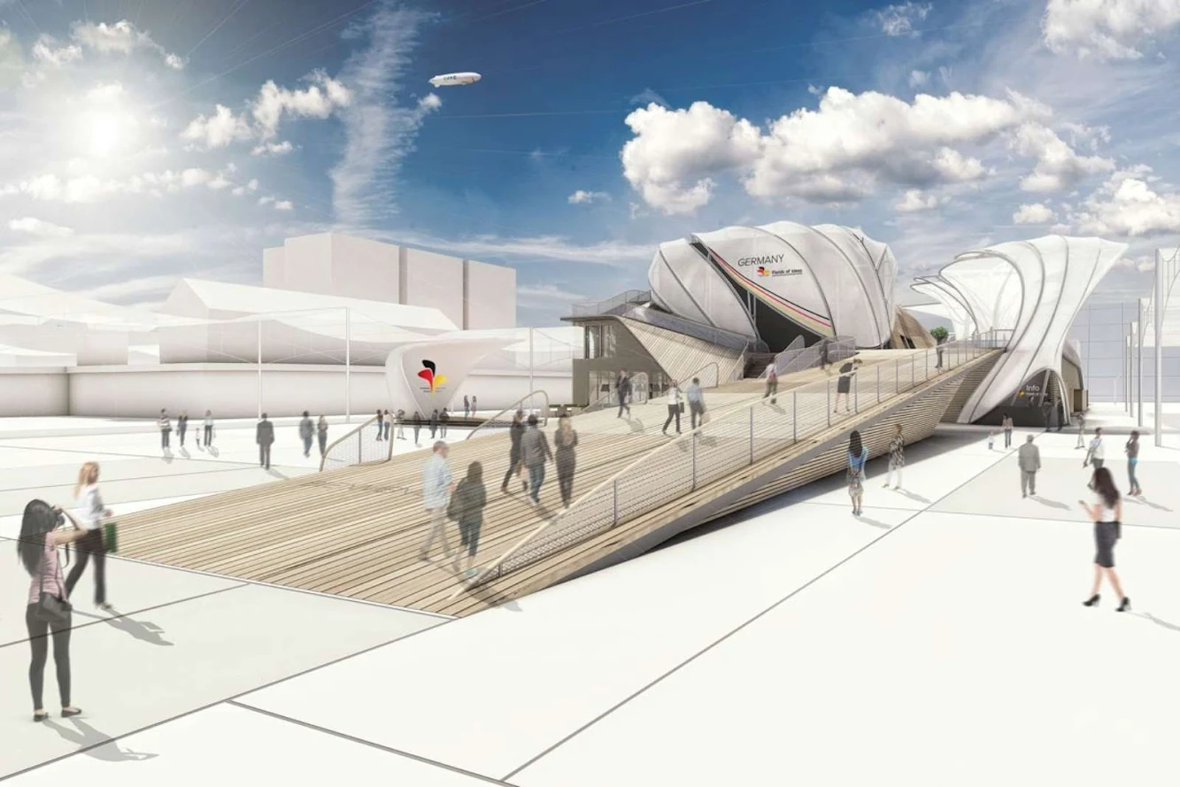 German Pavillon for Expo Milano 2015 by Schmidhuber