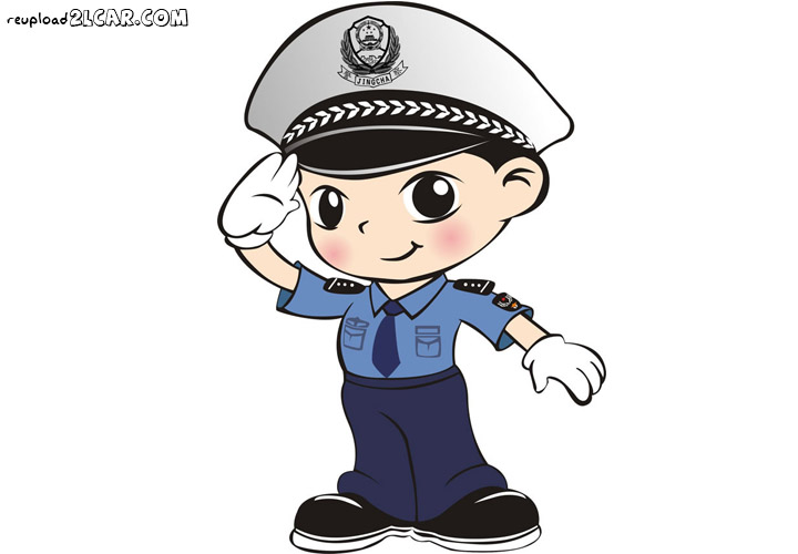 Gambar Animasi Polisi  love polri kartun wajah manusia 