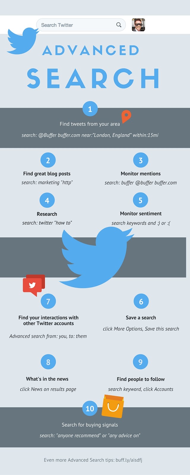 The Superhuman Guide to Twitter Advanced Search - #infographic