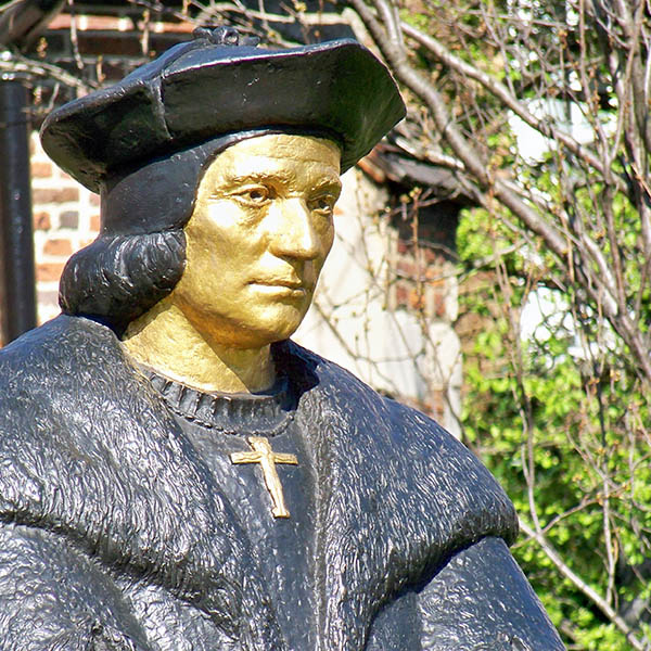 utopia thomas moore. This statue of Thomas More is