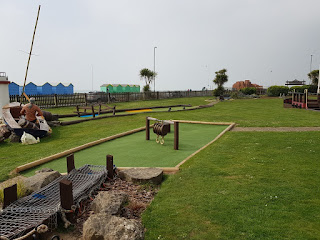 Buccaneer Bay Adventure Golf course at Norfolk Gardens in Littlehampton