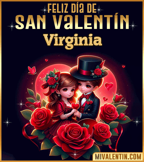 Feliz san valentín Virginia