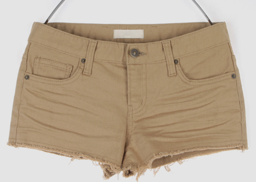 Tiny Fringe Hem Shorts