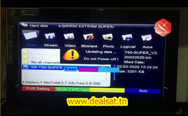 Comment installer software et liste des chaines Starsat T50-T40 EXTERME SUPER