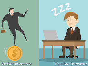 Picture shows active and dozing Investors