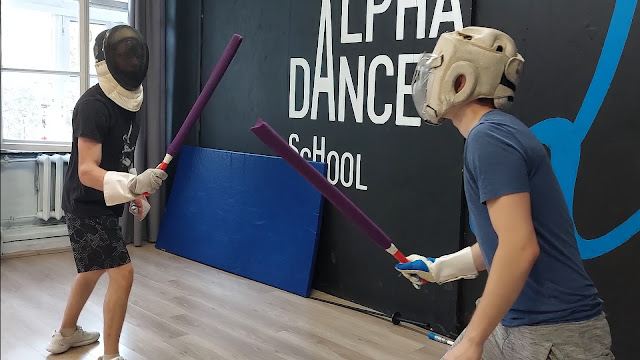 Фехтование мечом утигатана - спарринг чанбара в школе кендзюцу Katana Club