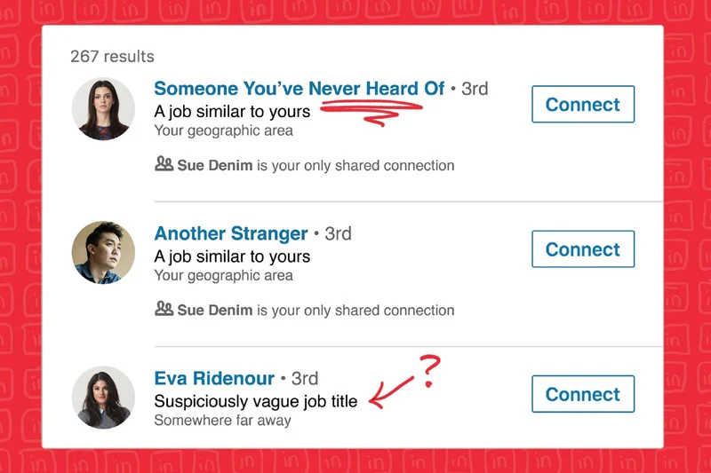 8 Red Flags Not to Accept a LinkedIn Request