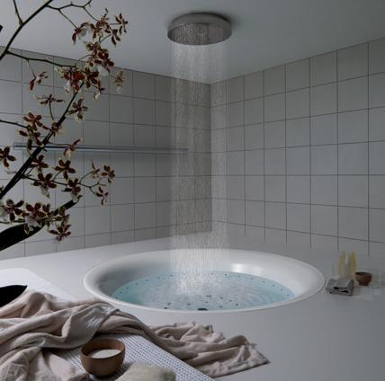 Bathrooms are designed with