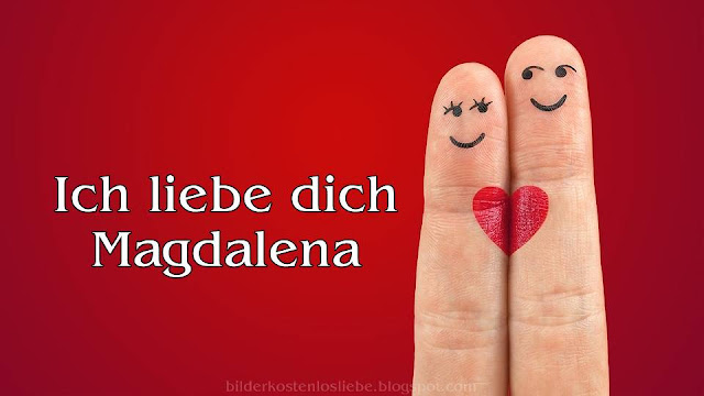 Bild von ich liebe dich für Magdalena