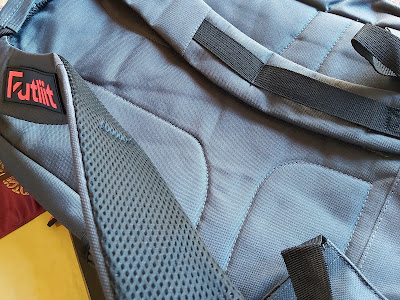 Futliit Backpack shoulder strap and padding close up