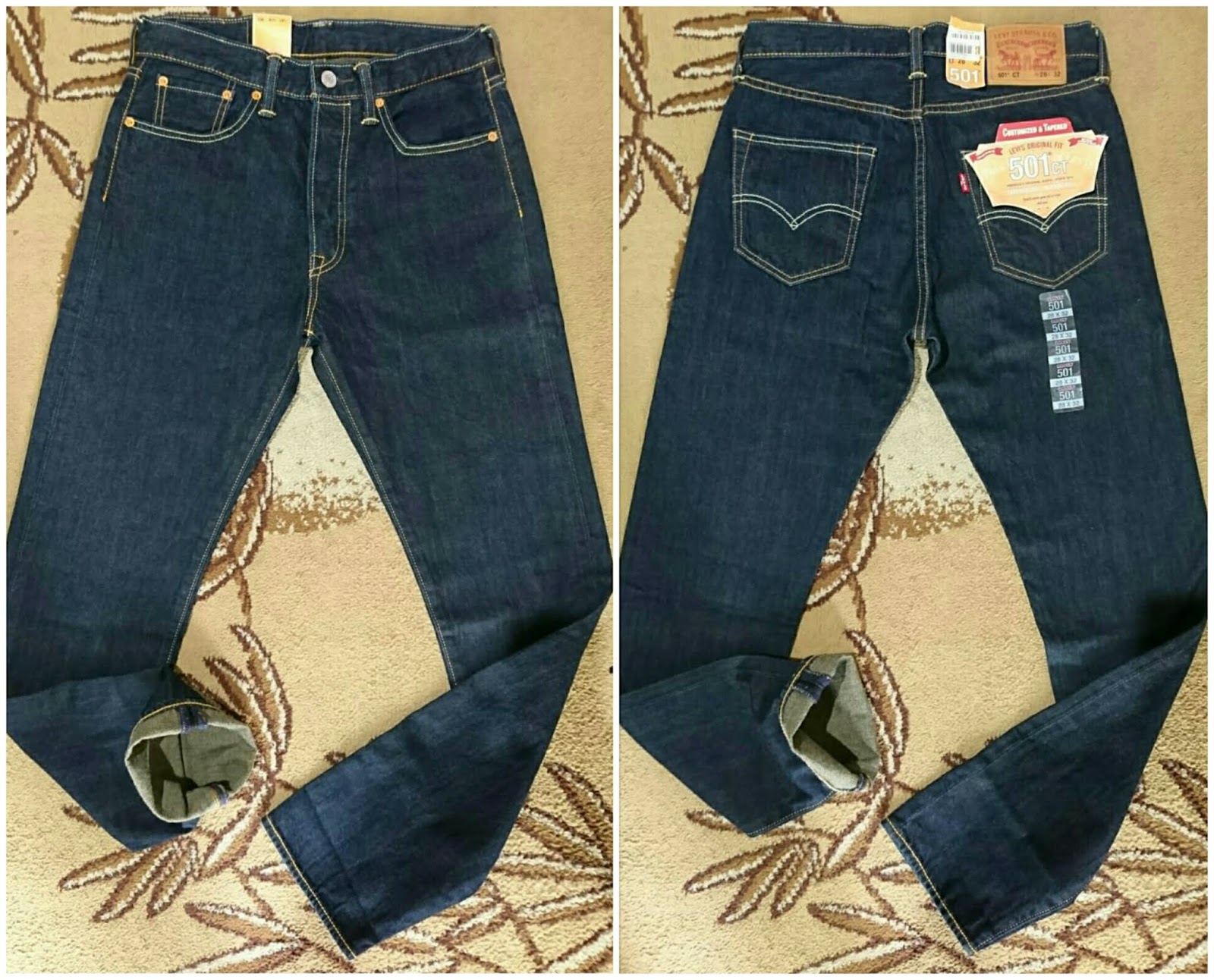 Levi s 501 CT Dark Blue 18173 0006 Jeans T Shirt