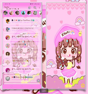 Anime Girl Theme For YOWhatsApp & Fouad WhatsApp By Agatha