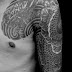 Japanese TATTOO Horimitsu style God of water 龍