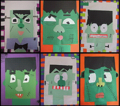 Halloween Craft Ideas  Graders on Teaching In The Early Years  Halloween Classroom Art Projects