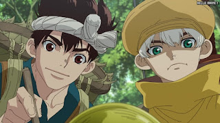 ドクターストーン アニメ 3期3話 羽京 クロム | Dr. STONE Season 3 Episode 3