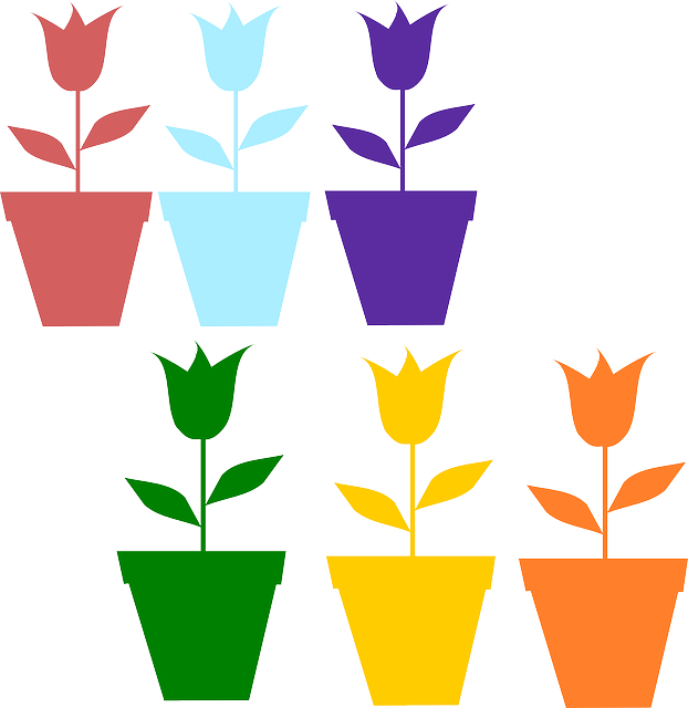 Gambar Siluet Bunga 