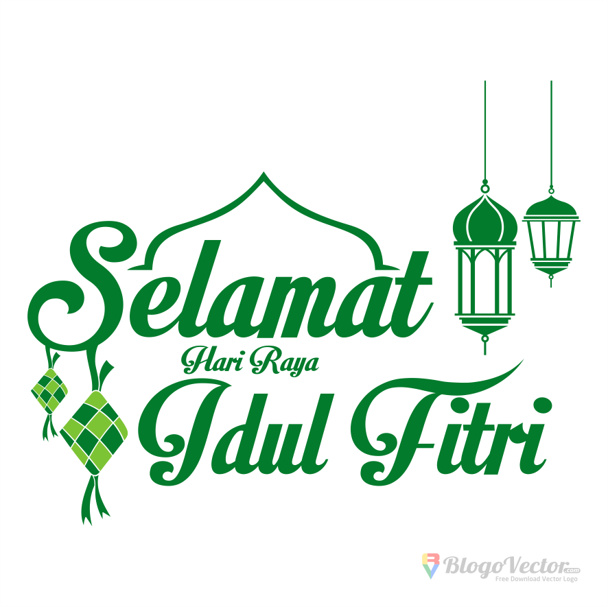 Selamat Idul  Fitri  Logo  vector cdr BlogoVector