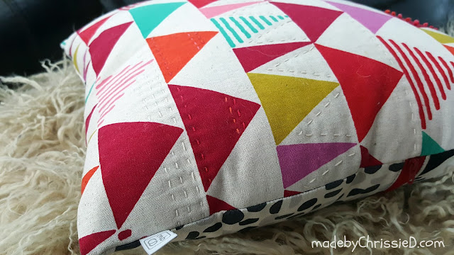 Tokyo Sunrise + Twilight Cushion with tutes @madebyChrissieD.com