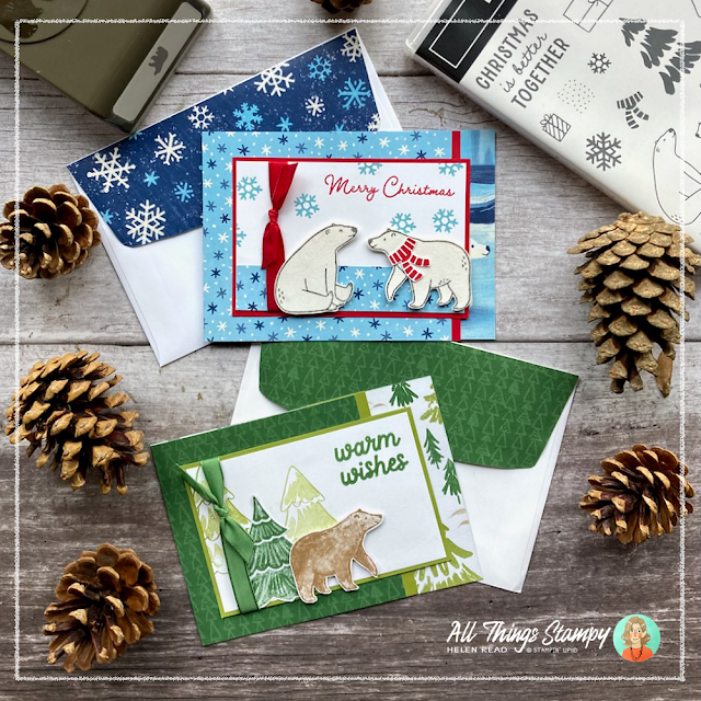 Beary Cute Christmas Walk in the Forest Stampin Up ideas