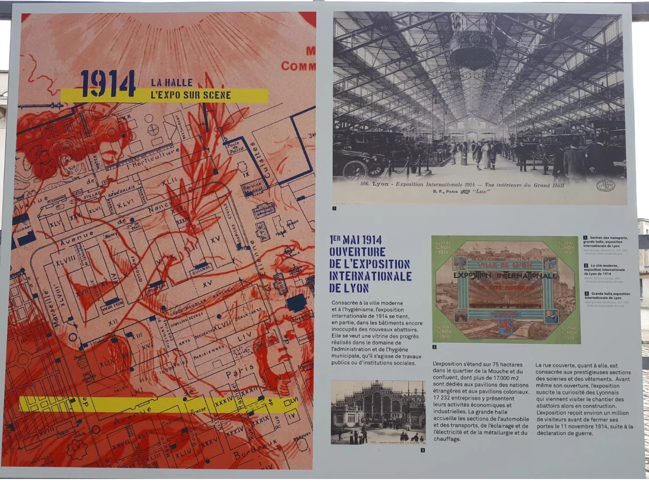 Halle de Lyon - Exposition internationale 1914
