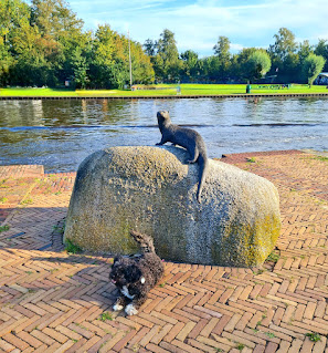 Otter Earnewald mit Hund