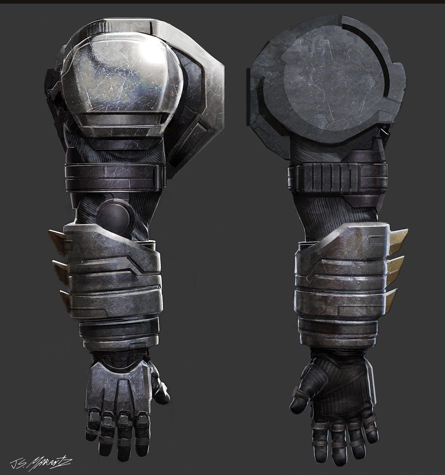 ArtStation - Dark knight mech suit concept