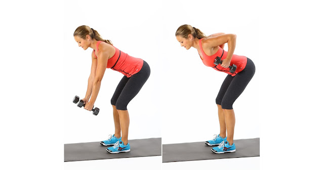 Reduce Back Fat Fast For Women- Bent Over Row