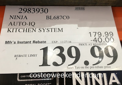 Deal for the Ninja BL687C0 Auto-IQ Kitchen System at Costco