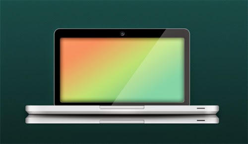 Designing a Open Laptop in Photoshop