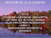 MENSAJES DE AMOR, PAZ y PENSAMIENTOS CRISTIANOS. (oracion de la serenidad)