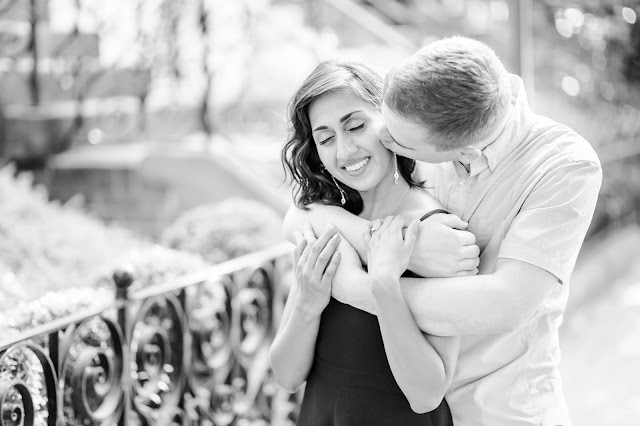 A Summer Engagement Session in Georgetown at the Old Stone House and Canal | Photos by Heather Ryan Photography