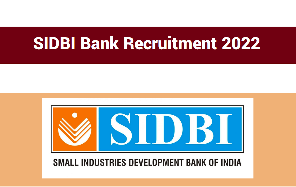 SIDBI Bank Recruitment 2022 for 25 Development Executives Posts