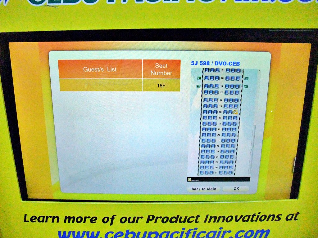 Cebu Pacific's idiotic poorly programmed self-service check-in kiosk