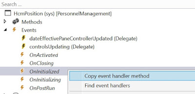 EVENT HANDLERS IN D365 ,dynamics 365 event handler,PostHandlerFor,PreHandlerFor,DataEventHandler,FormEventHandler,OnInitialized,how to event handlers,FormEventType::Initialized,pre and host handler,coc,chain of commands, event handler in d365 code,modified event in d465 prehandler,validate,update,delete,insert,formdatasource,sender,formrun