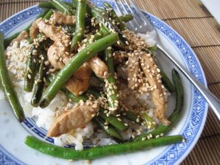 Spicy Beans and Pork Stir Fry