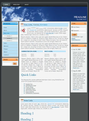 3 column business dnn skin