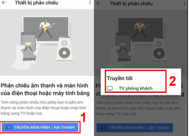 4. Thông qua Chromecast