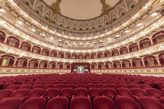 Teatro Petruzzelli Opera House in Bari, Italy