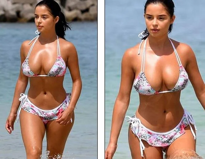 Demi Rose khoe 3 vòng gợi cảm với bikini hoa - Ảnh 7