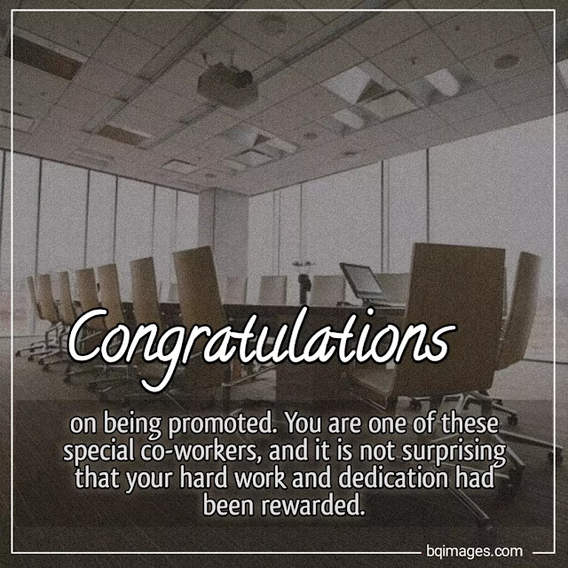 congratulations message for promotion