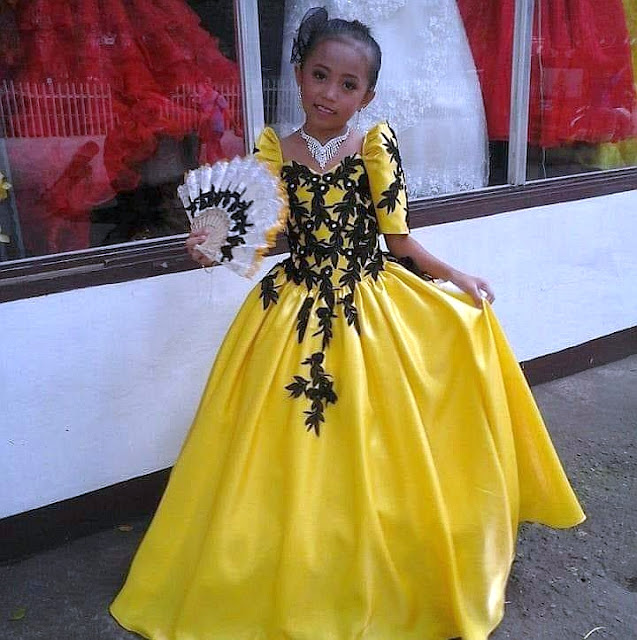 Filipiniana Gown from Chamara Boutique for Charms Bucabal