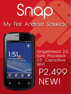 Cherry Mobile Snap: Full Specs, Price and Availability in the Philippines