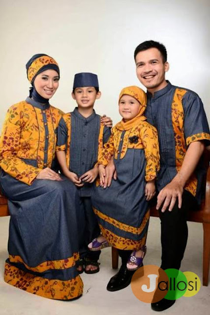 Model Couple Baju Busana Muslim Batik Trend 2020 JALLOSI