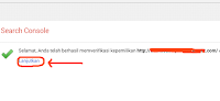 CARA DAFTAR DAN VERIFIKASI BLOG KE GOOGLE WEBMATER TOOL