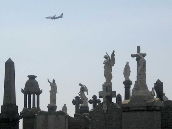 Earthbound Angels Wave - At First Calvary Cemetery in Blissville, Queens.