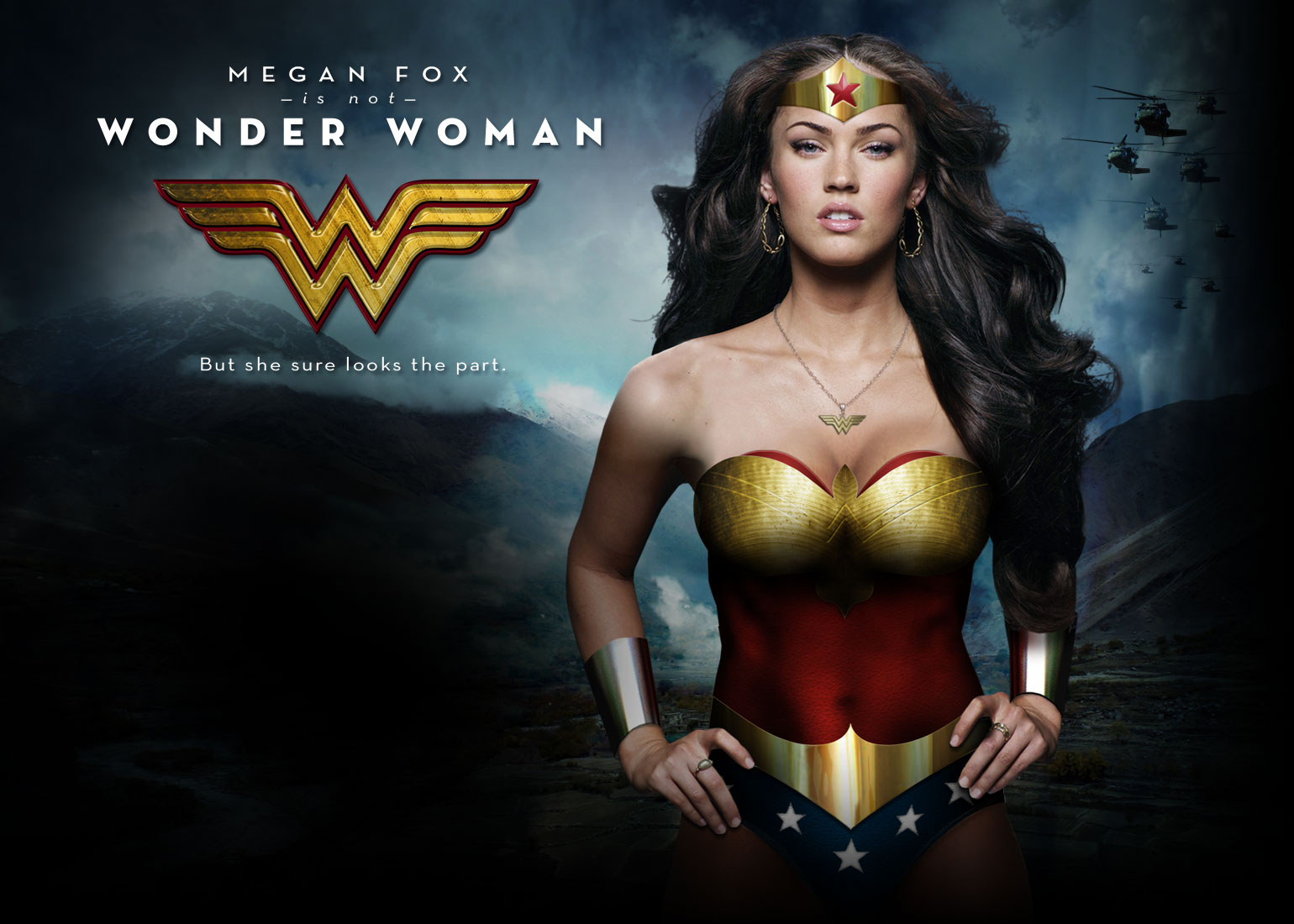 Megan Fox as Wonder Woman Movie